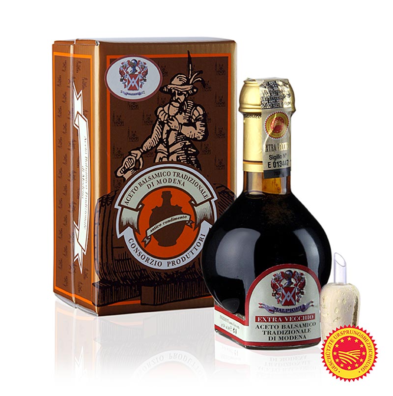 Malpighi Aceto Balsamico Tradizionale di Modena DOP/g.U. Extravecchio, 100 ml