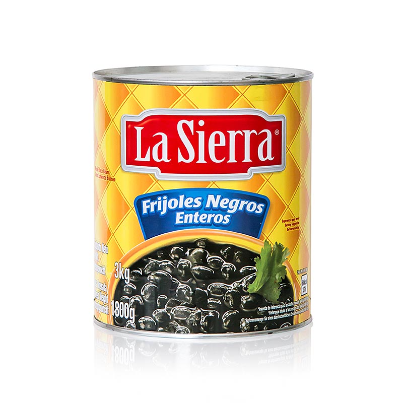 Sorte Mexico-bønner, forkogte, 3 kg