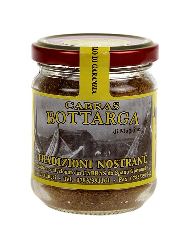Bottarga di Muggine – havkarpe-rogn, malet, Italien, 70 g