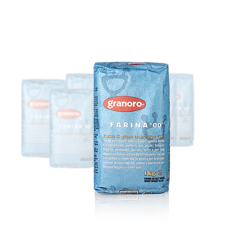 Pastamel, fint, Tipo "00", Granoro, 10 kg, 10 stk