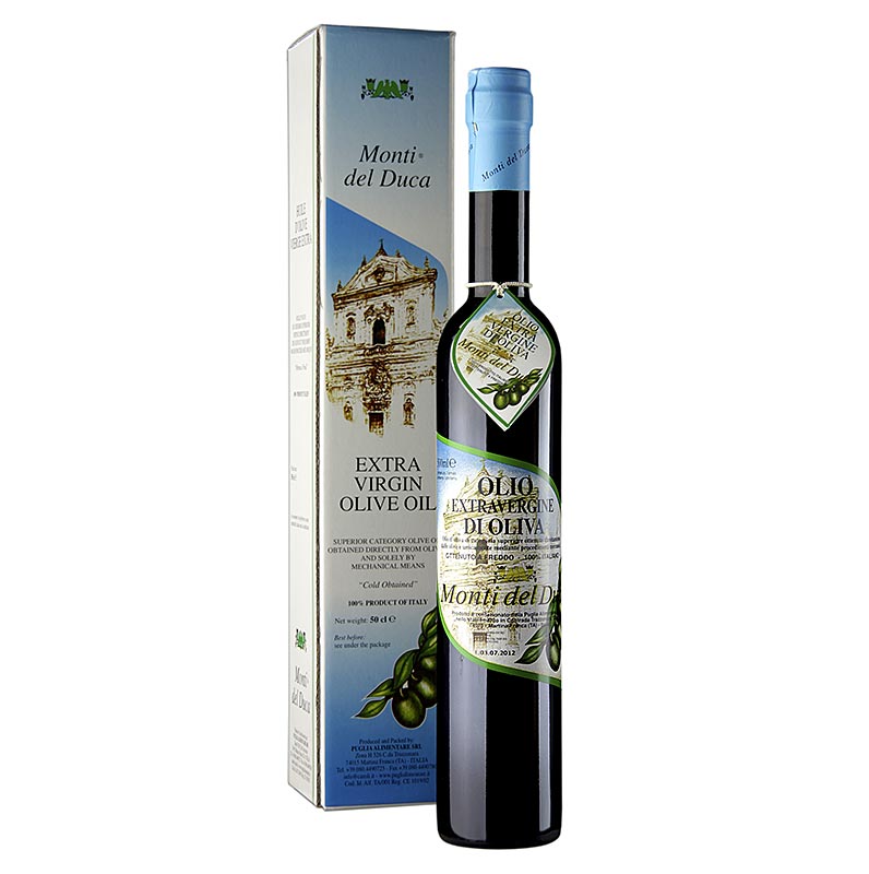 Ekstra jomfruolivenolie, Caroli Auslese "Monti del Duca", delikat frugtig, 500 m