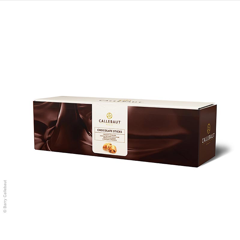 Chokoladestænger mørk, bagefast chokolade, 8 cm, 44 % kakao, Callebaut, 1,6 kg