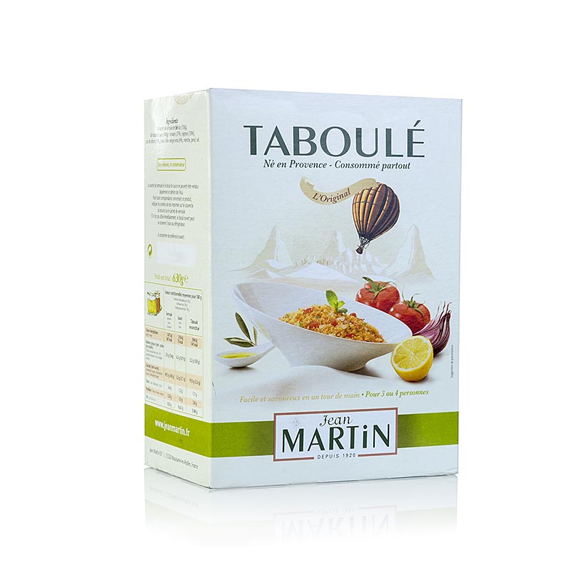Taboulé færdigblanding, 1 glas sauce og 1 pose couscous, 630 g