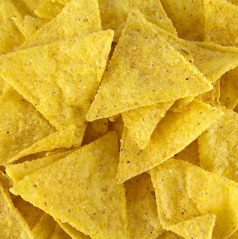 Tortillachips natur – saltet – nachochips, El Mariachi, 5,4 kg, 12 x 450 g