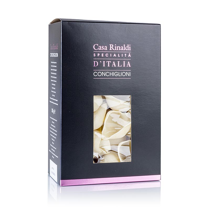 Store muslingepastaer til fyld, Conchiglioni Vietri, gule, 500 g