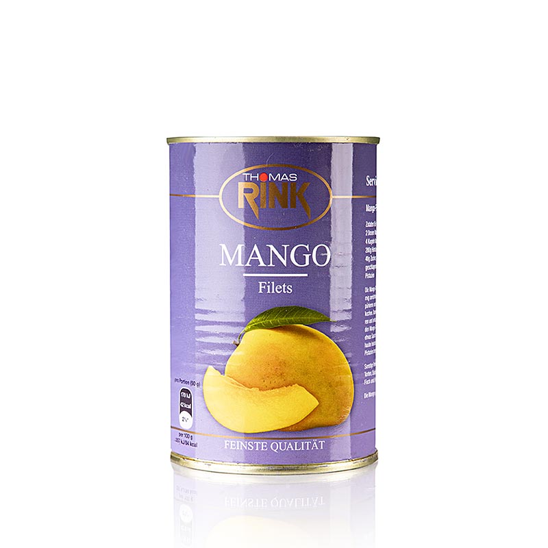 Mango-fileter, sukkerglaserede, 425 g