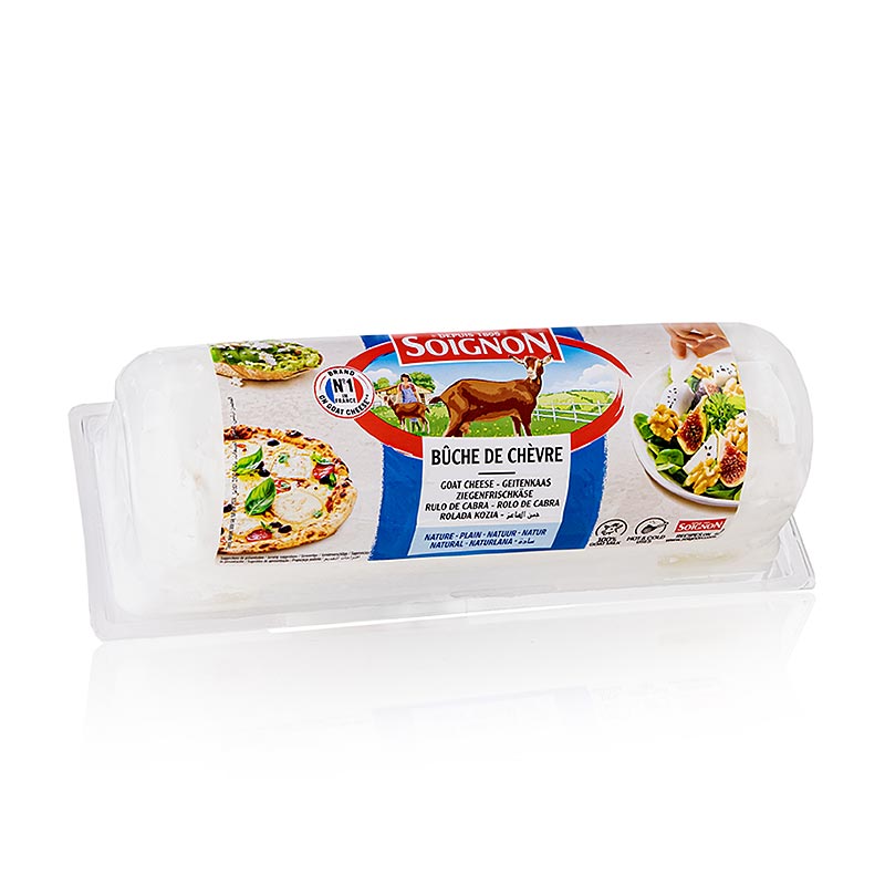 Frisk gedeost i rulle, Soignon, 1 kg