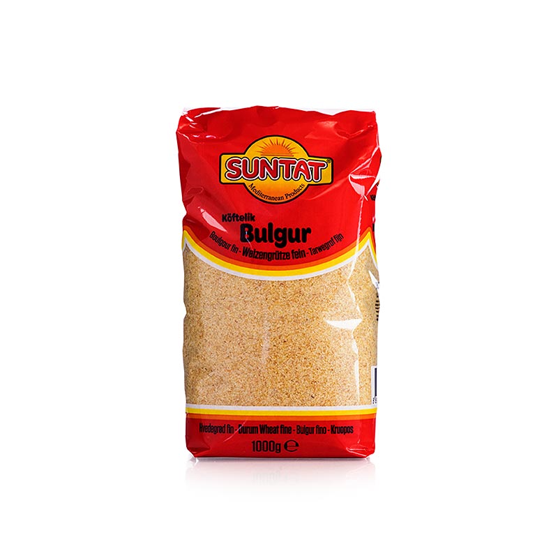 Bulgur, lys – afskallet og dampet hvedegryn, fin, 1 kg
