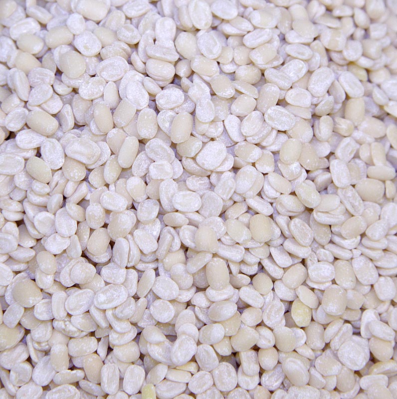 Linser, hvide, Urid-Dal/Uridbønner, afskallede, halverede, 1 kg