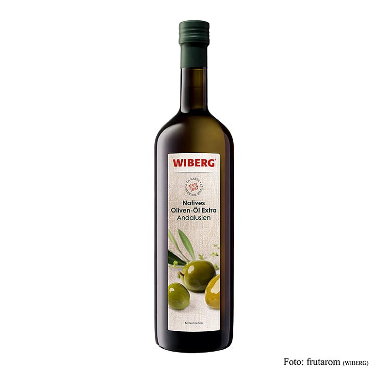 Wiberg ekstra jomfruolivenolie, koldpresset, Andalusien, 1 l