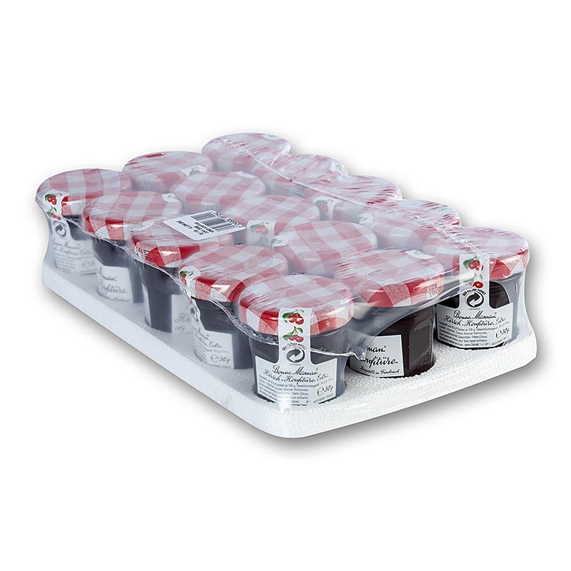 Bonne Maman - Portionsmarmelade kirsebær, 450 g, 15 x 30 g
