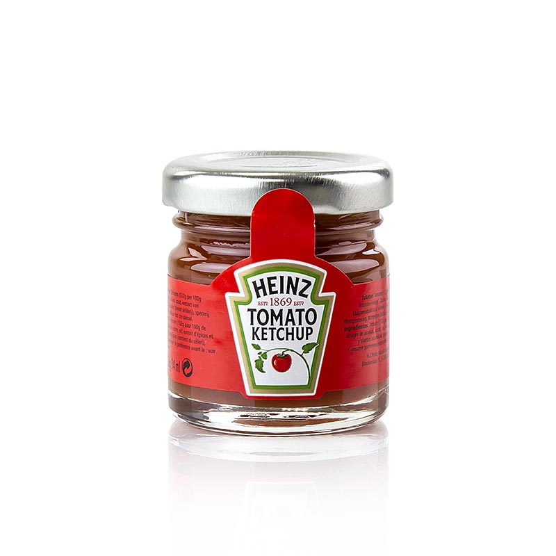 Heinz Tomato Ketchup, portionsglas, 34 ml