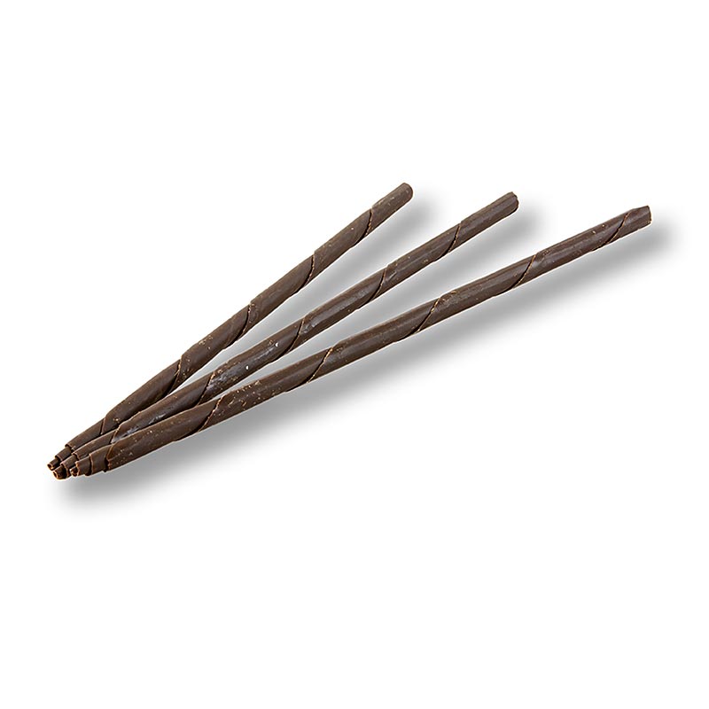 Chokoladecigarer - "Panatella", mørke, 20 cm lange, ø 6 mm, 715 g, 110 stk