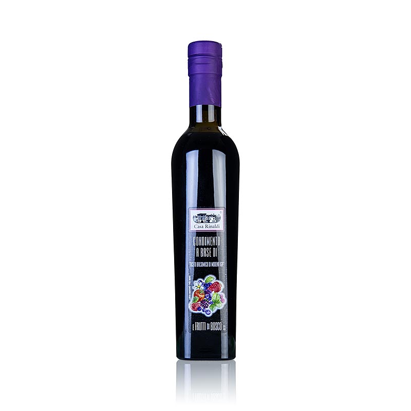 Aceto Balsamico-krydderi med skovbær, 6 % syre, Casa Rinaldi, 250 ml