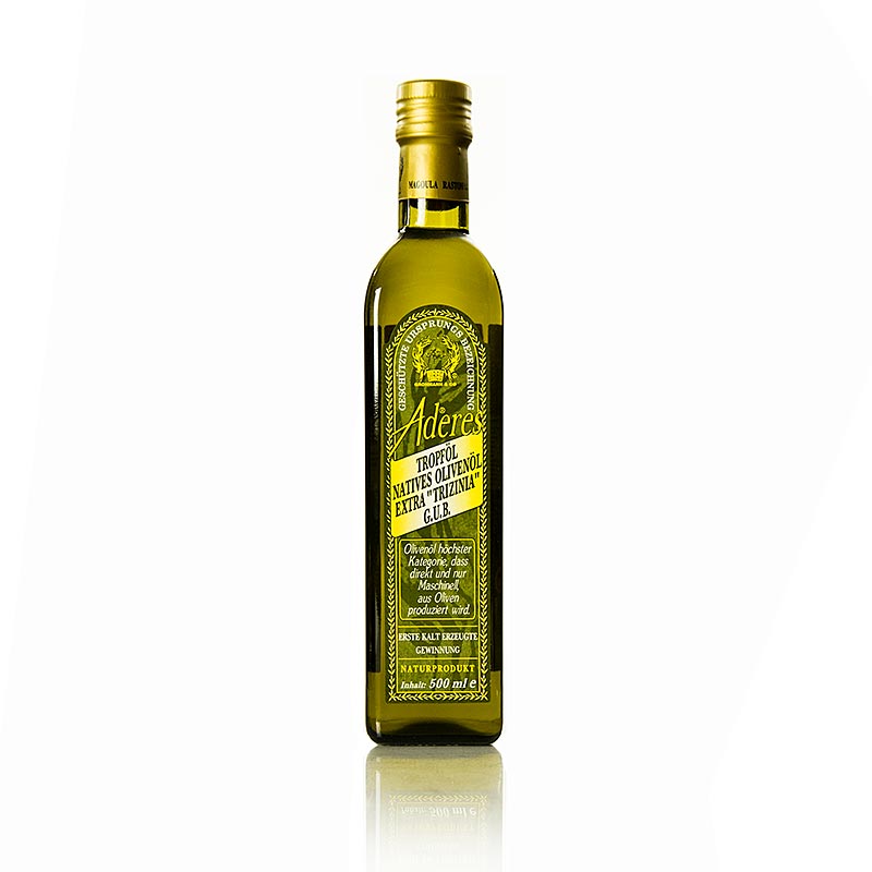 Ekstra jomfruolivenolie, Aderes dråbeolie, Peloponnes, 500 ml