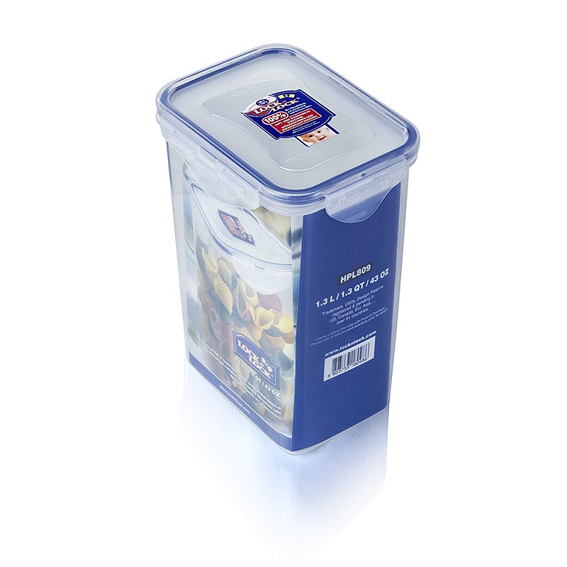 Friskhedsboks Lock & Lock, 1,3 l, rektangulær 137x104x185 mm, 1 stk.