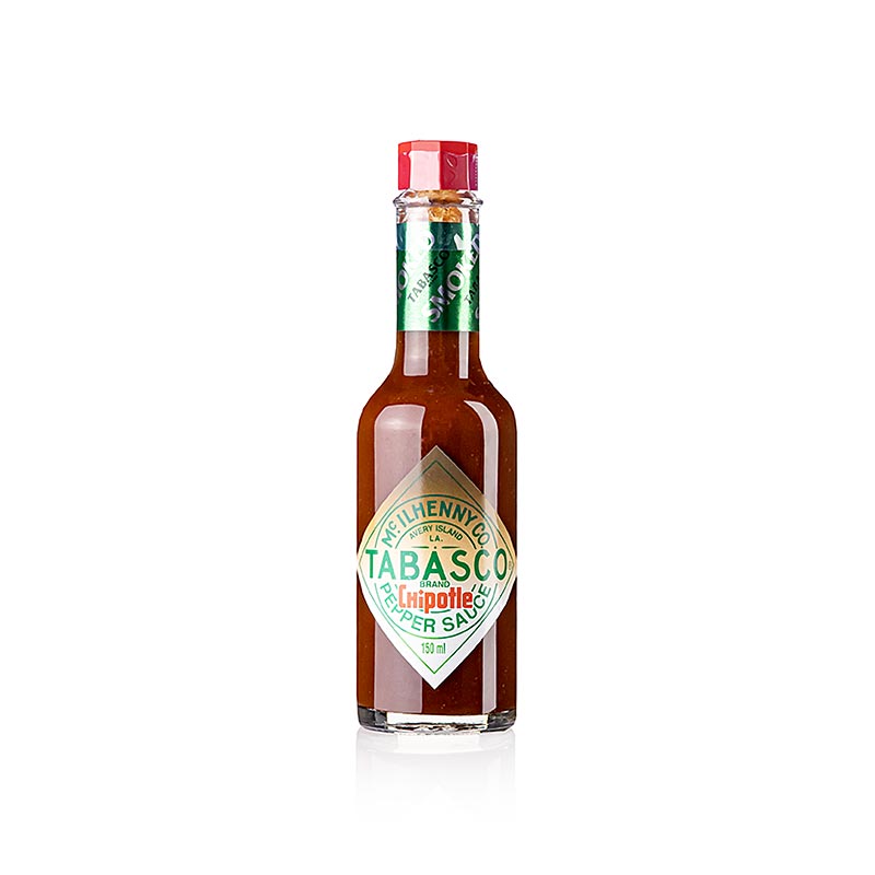 Tabasco Chipotle, med røget jalapeño, stærk, McIlhenny, 150 ml