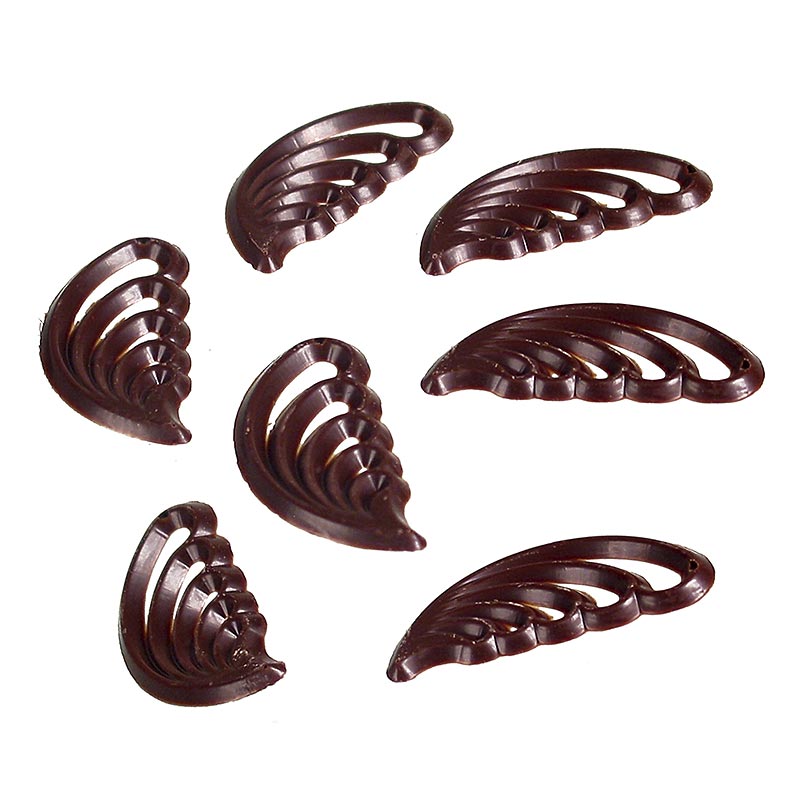 Filigrane "Belle Decor" - filigrane kamme, mørk chokolade, 385 g, 280 stk