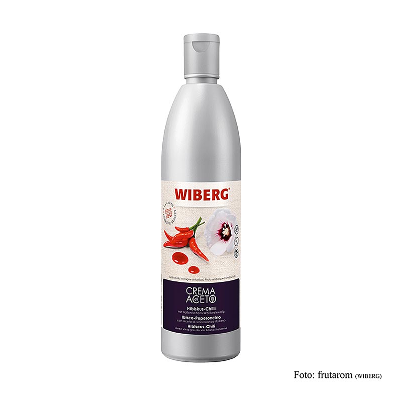 WIBERG Crema di Aceto, hibiskus-chili, squeezeflaske, 500 ml