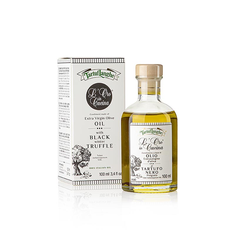 Tartuflanghe ekstra jomfruolivenolie L´Oro in Cucina med vintertrøffel & aroma 1, 100 ml