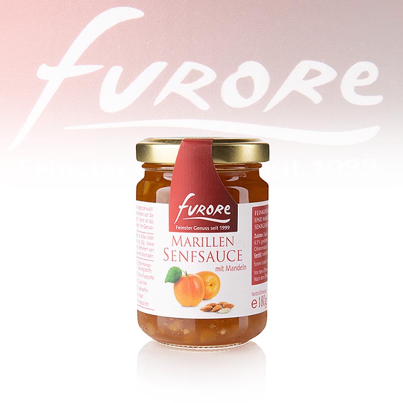 Furore - Abrikos-sennepsauce, med mandler, 130 ml
