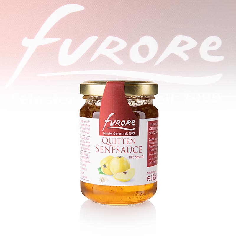 Furore - kvæde-sennepsauce, med sesam, 130 ml