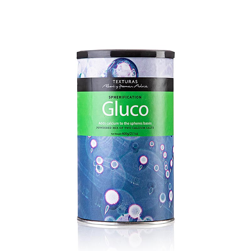 Gluco (calciumglukonat og -lactat), Texturas Ferran Adrià, E 578, E 327, 600 g