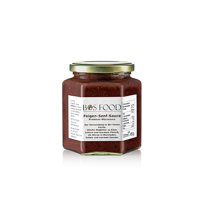 CHEF FOOD Figen-sennepsauce, egen kreation med røde figner, 370 ml