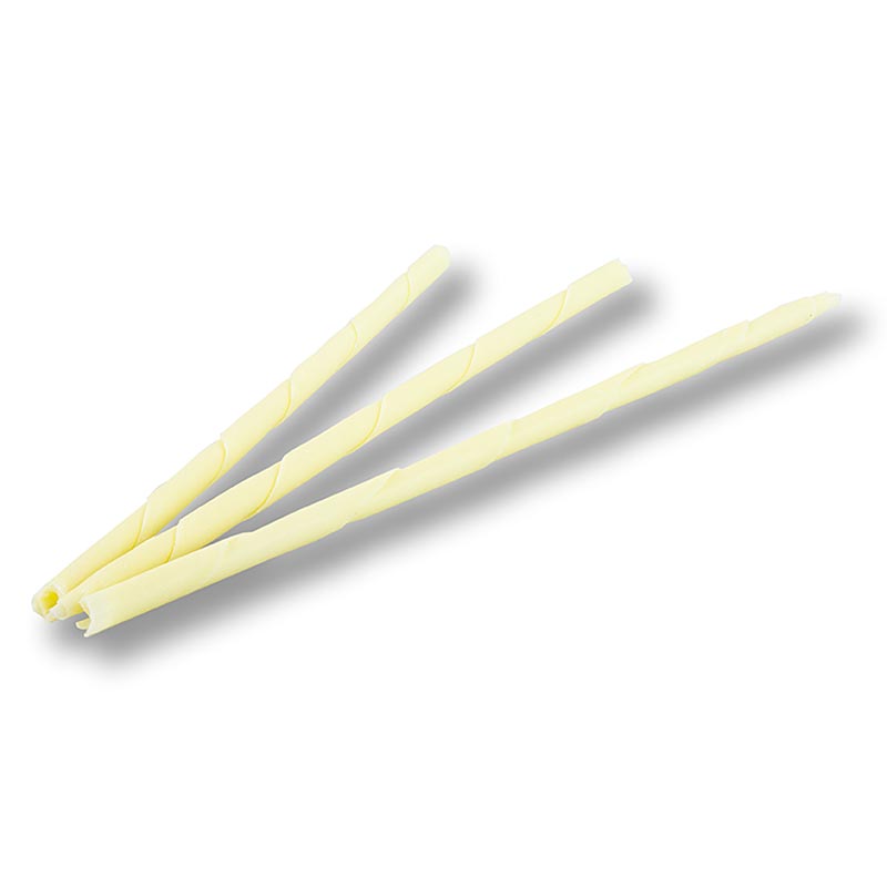 Chokoladecigarer - "Panatella", hvid, 20 cm lang, 715 g, 110 stk