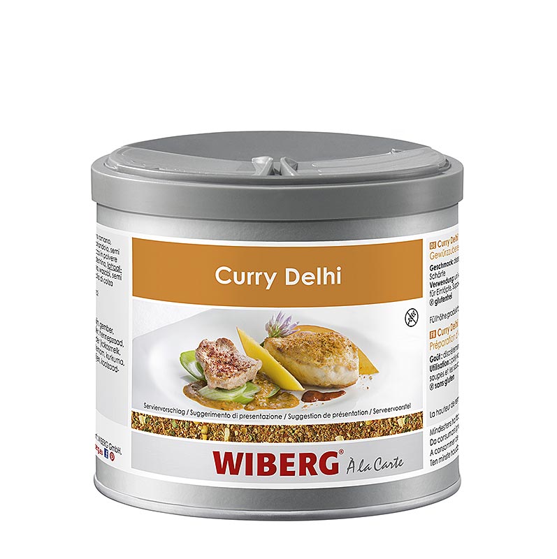 Wiberg Curry Delhi Style, grov, krydret/frugtagtig, 280 g
