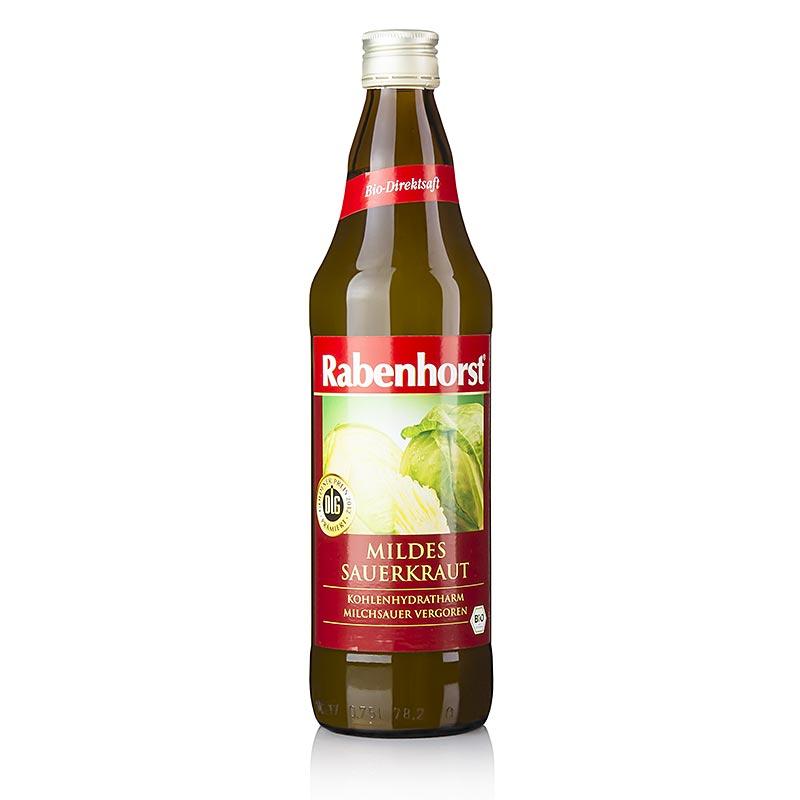 Surkålssaft, mild, Rabenhorst, økologisk, 750 ml