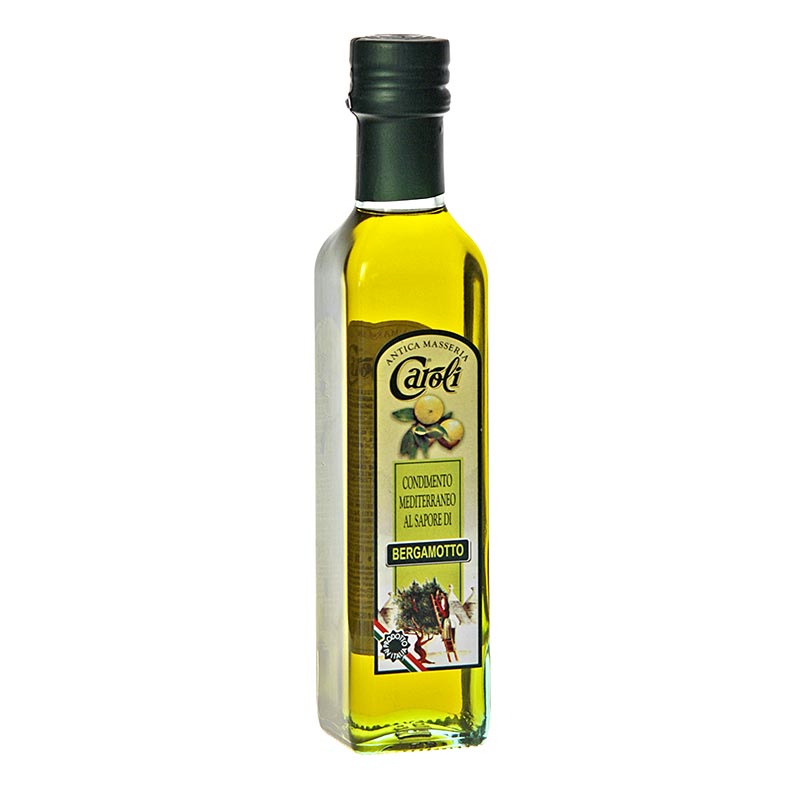 Ekstra jomfruolivenolie, Caroli aromatiseret med bergamot, 250 ml