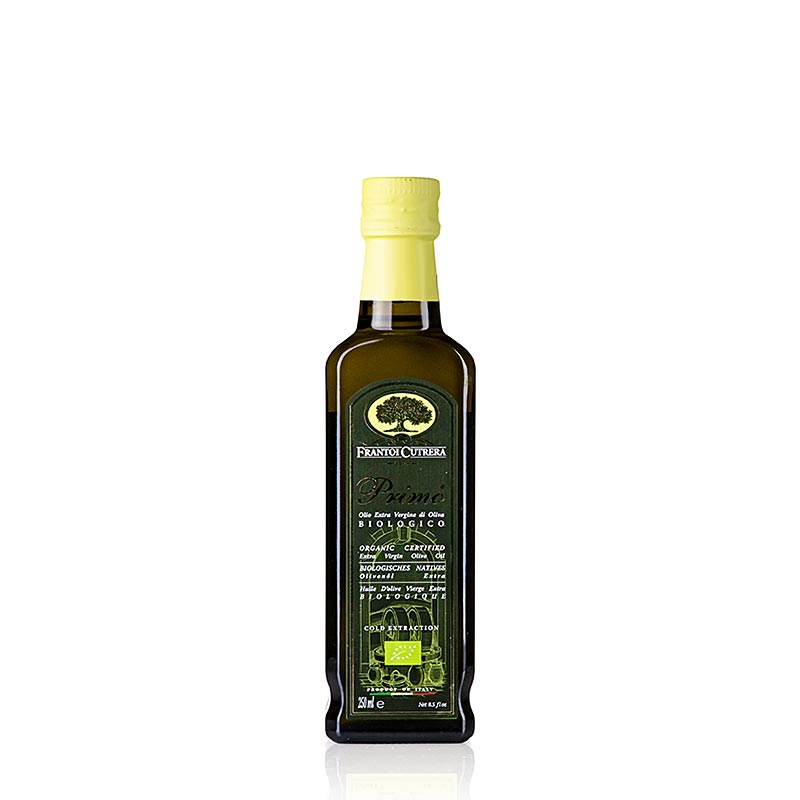 Ekstra jomfruolivenolie, Frantoi Cutrera Primo, Sicilien, økologisk, 250 ml