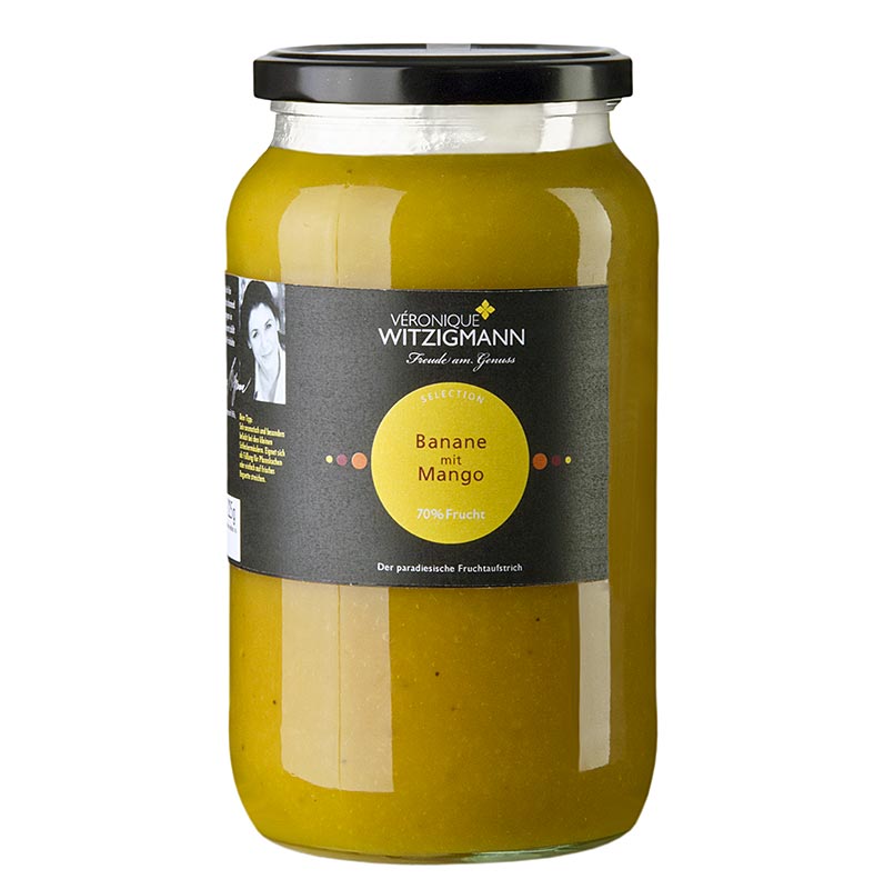 Banan med mango - frugtpålæg, 1 kg