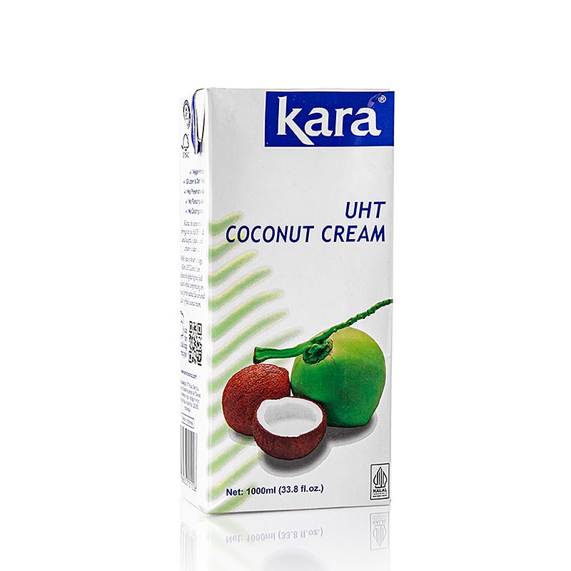 Kokoscreme, 24 % fedt, Kara, 1 l