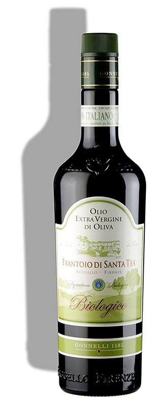 Ekstra jomfruolivenolie, Frantoio Santa Tea, Gonnelli, økologisk, 750 ml