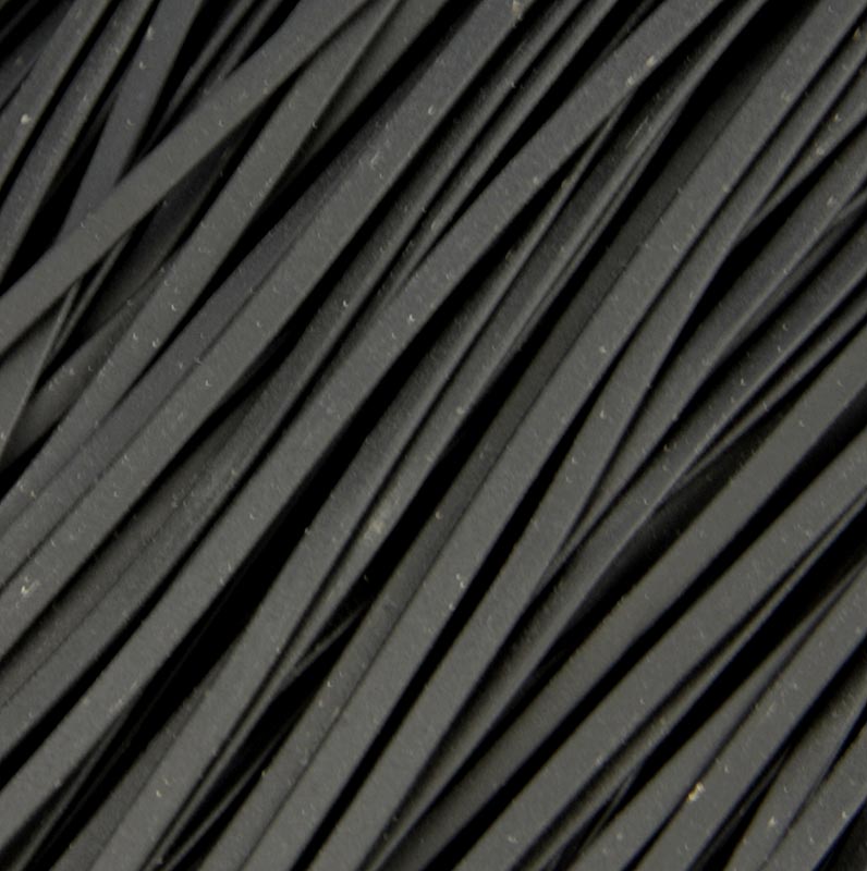 Morelli 1860 Linguine, sort, med blækspruttefarve & hvedekim, 250 g