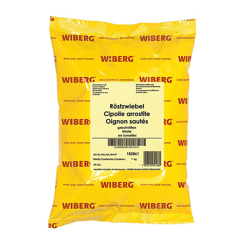 Wiberg ristede løg, skåret, 1 kg
