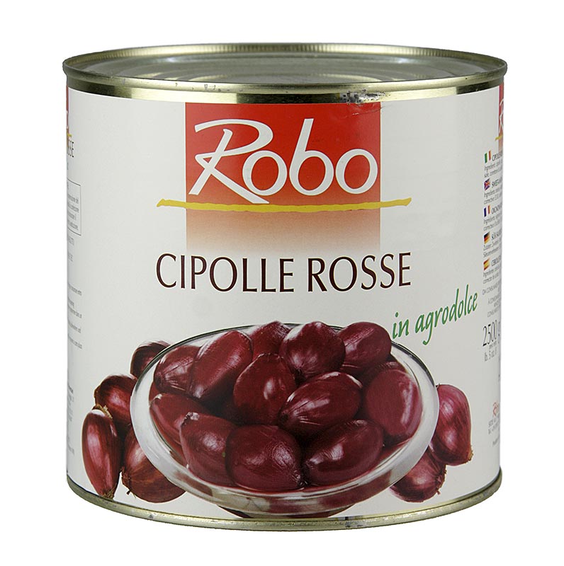 Tropea-løg, sød-sure, marineret i rødvinseddike, 2,5 kg