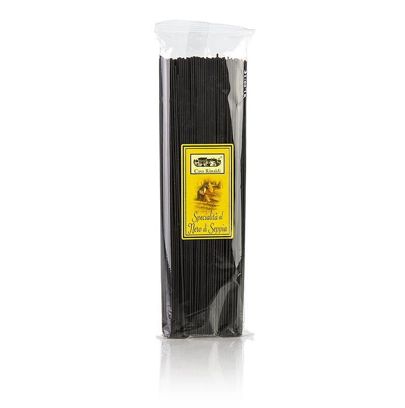 Sort spaghetti, med blækspruttefarve, Casa Rinaldi, 500 g