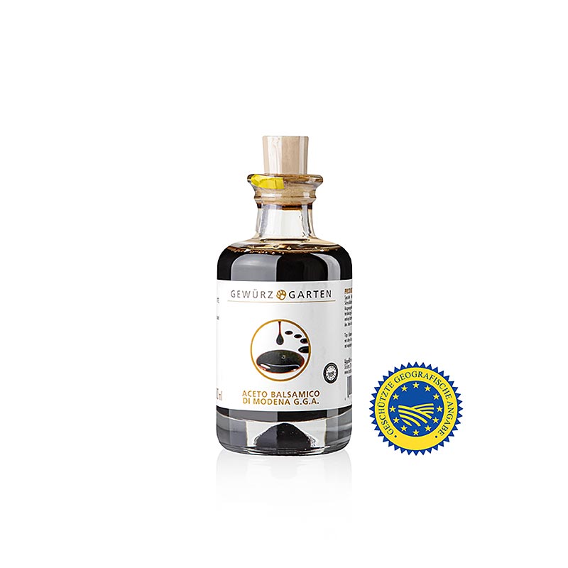 Gewürzgarten Aceto Balsamico di Modena g.g.A., dekorativ flaske, 100 ml
