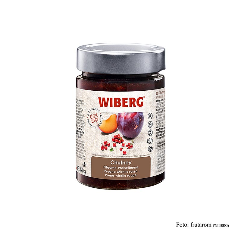WIBERG Chutney Blomme-Tyrber, 390 g