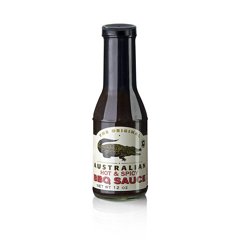 Australian Hot & Spicy BBQ-sauce, fra The Original, 355 ml