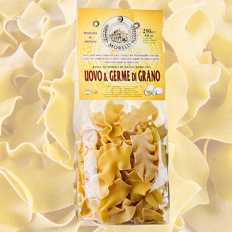Morelli 1860 Straccetti, Germe di Grano, med æg og hvedekim, 250 g