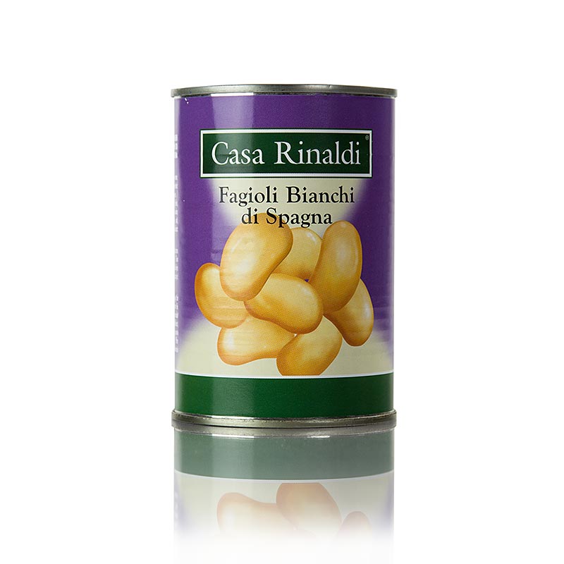 Spagna bønner, hvide, syltede, 400 g