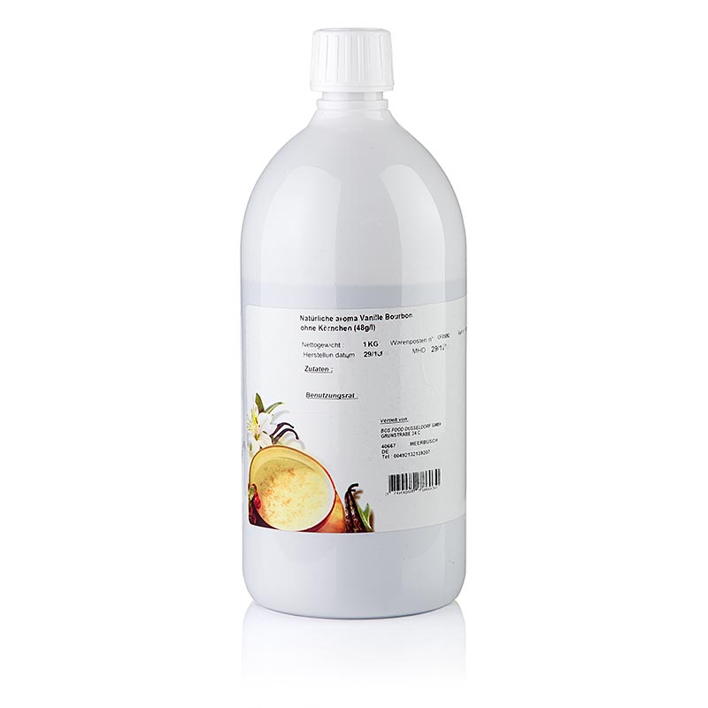 Vaniljearoma, flydende, med Bourbon-vaniljekoncentrat, Eurovanille, 1 kg