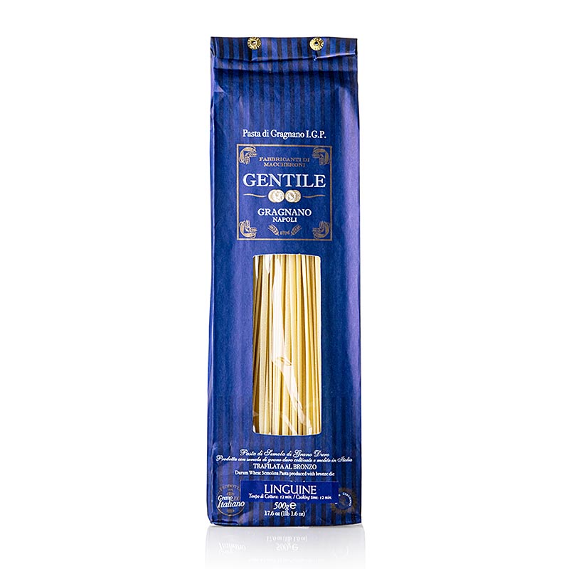Pastificio Gentile Gragnano IGP - Linguine, bronzepresset, 500 g