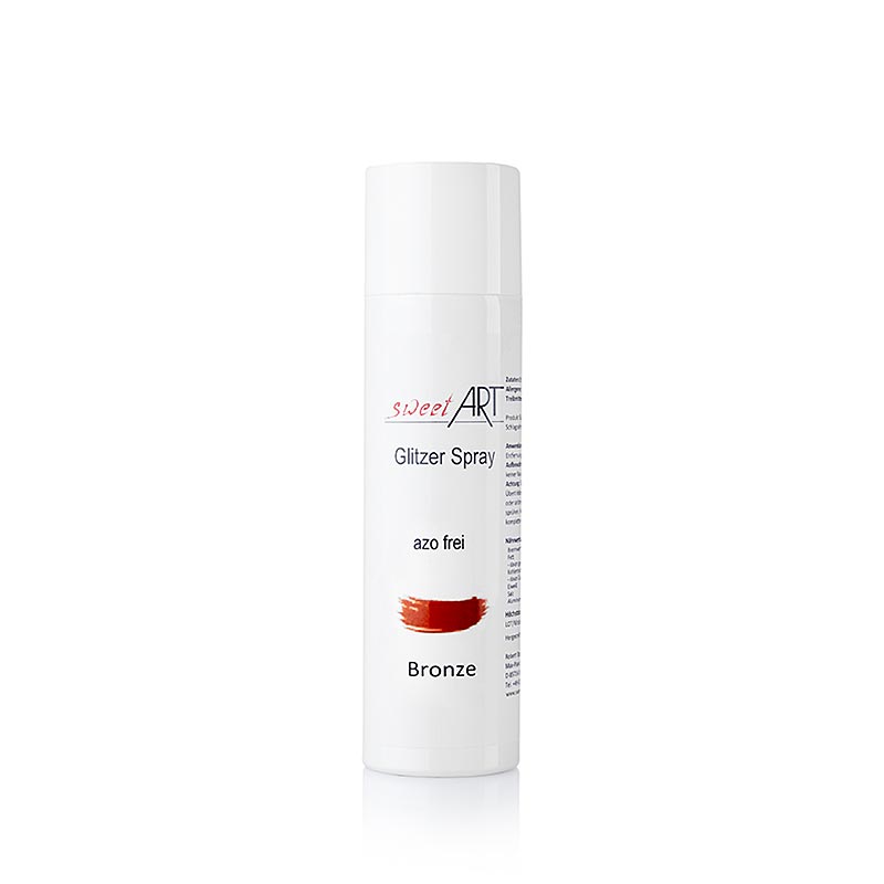 Glitterspray, skinnende bronze, Sweet Art, 250 ml