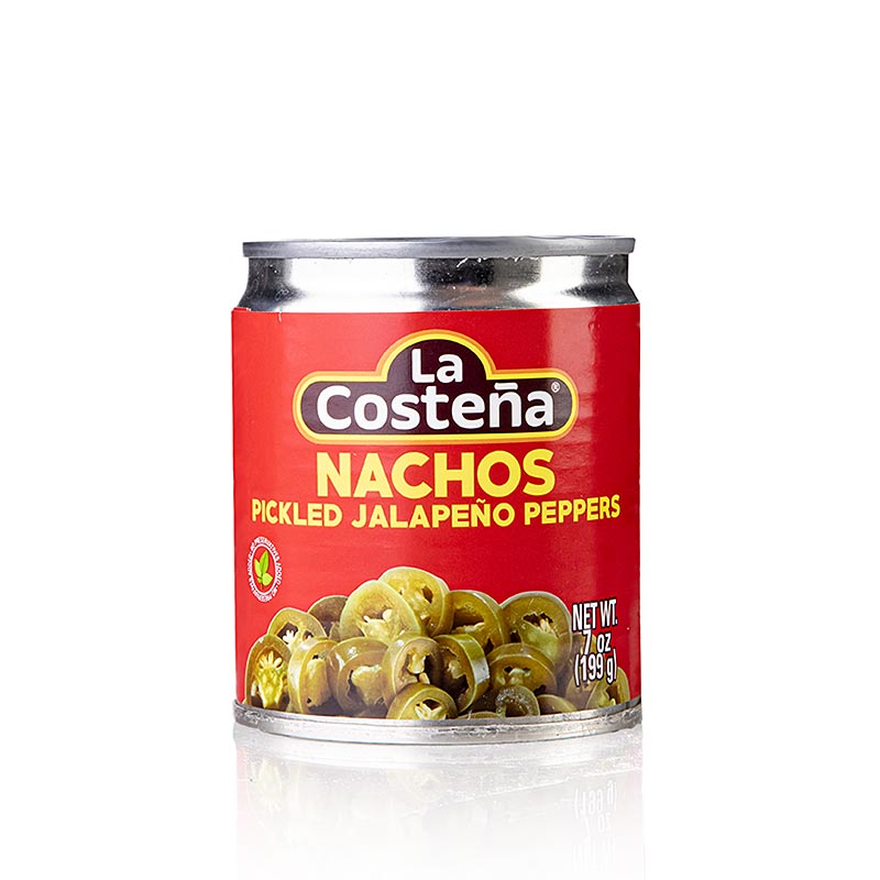 Chilipebre - jalapeños, skåret (La Costena), 199 g