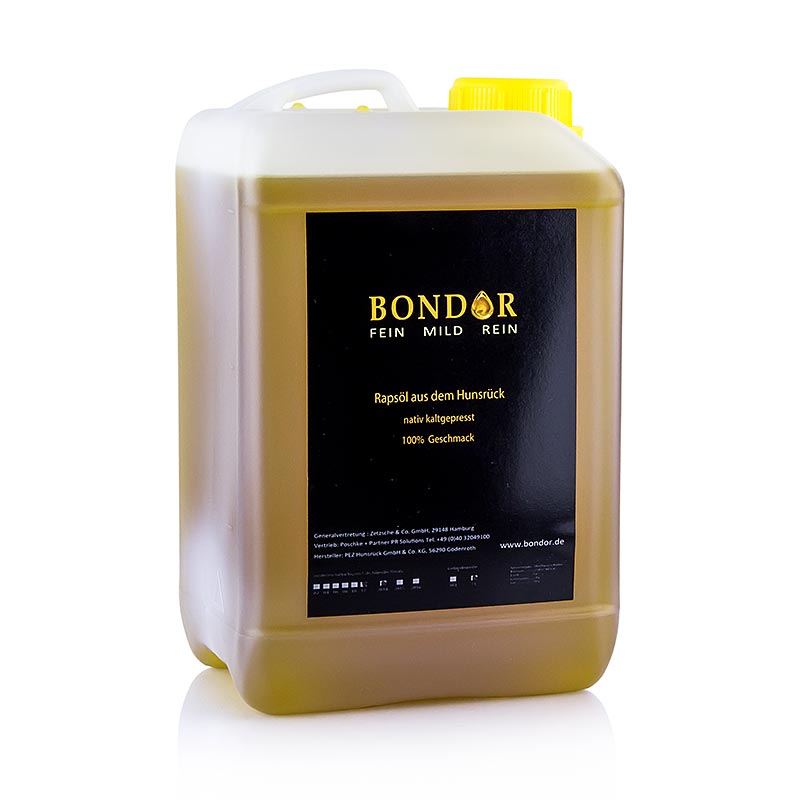 Bondor rapsolie, koldpresset, vegansk, 3 l